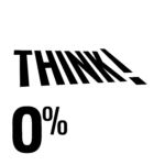 Driving? THINK! 0% white badge_transparent background